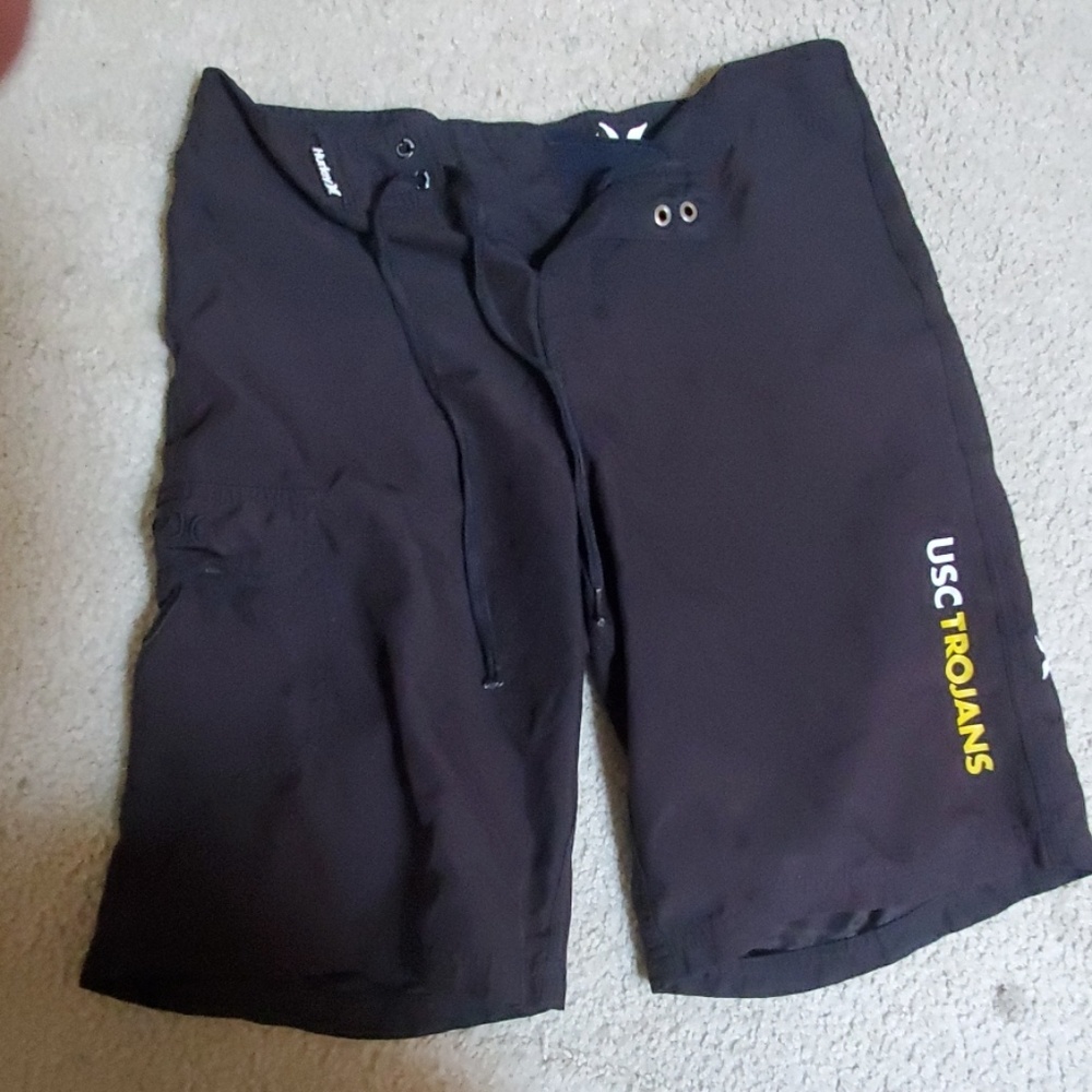 USC Trojans Hurley surf trunks